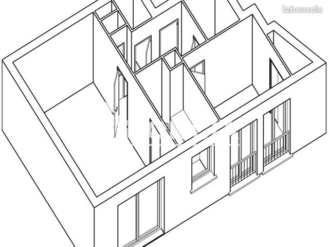 Appartement 2 pièces 47 m² · à Lille · 47 m² · 996 €