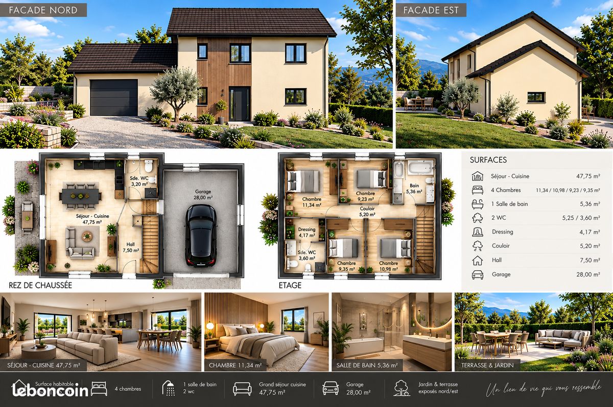 Maison 5 pièces 115 m² · à Seyssel · 115 m² · 460 000 €