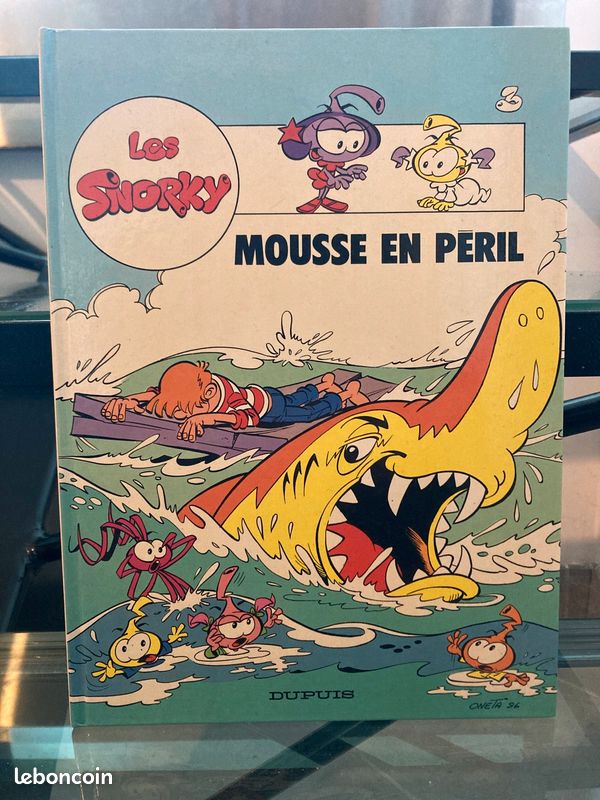 Bd les snorky mousse en péril dessin animé vintage (image 1)