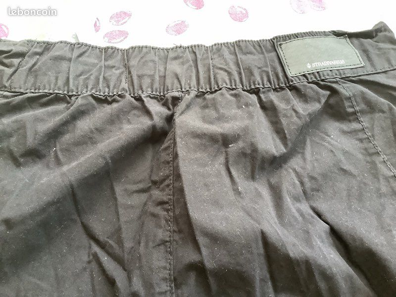 Pantalon large poches et poches sur genoux 34 (image 4)