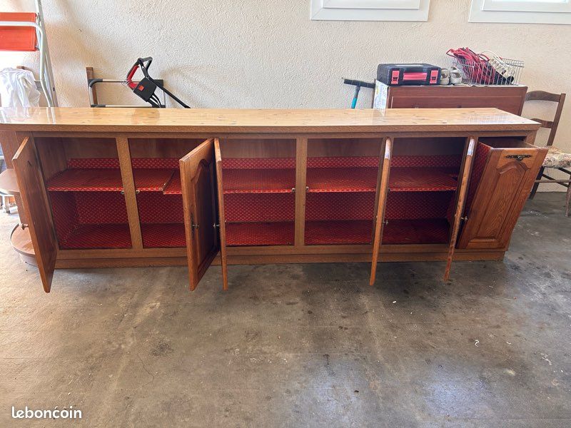 Buffet / meubles en bois – fabrication artisanale – 3 éléments (image 14)
