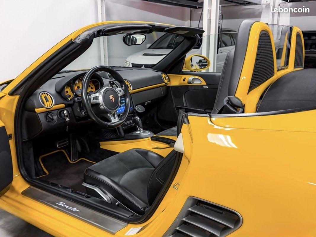 Porsche Boxster 987 2.9 PDK 255 ch Sport Chrono + Yellow speed + Sportdesign (image 10)