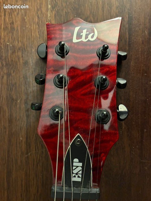 Guitare LTD EC-100QM équipée Gibson – Son puissant rock/blues (image 4)