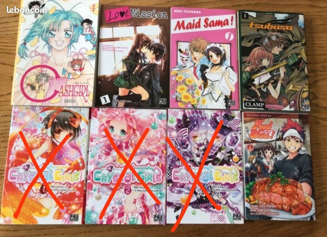 Liste de divers mangas Shojo josei shonen seinen kare Kano Sakura fruits basket papa told me full moon (image 8)