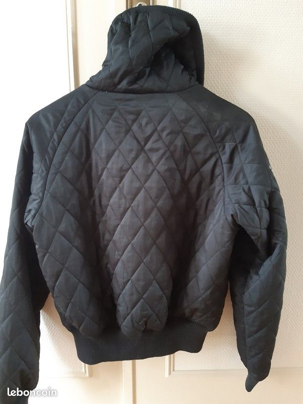 Superbe blouson Matelassé noire marque Equithème (image 4)