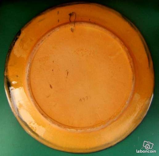 Alsace assiette au coq poterie Soufflenheim (image 3)