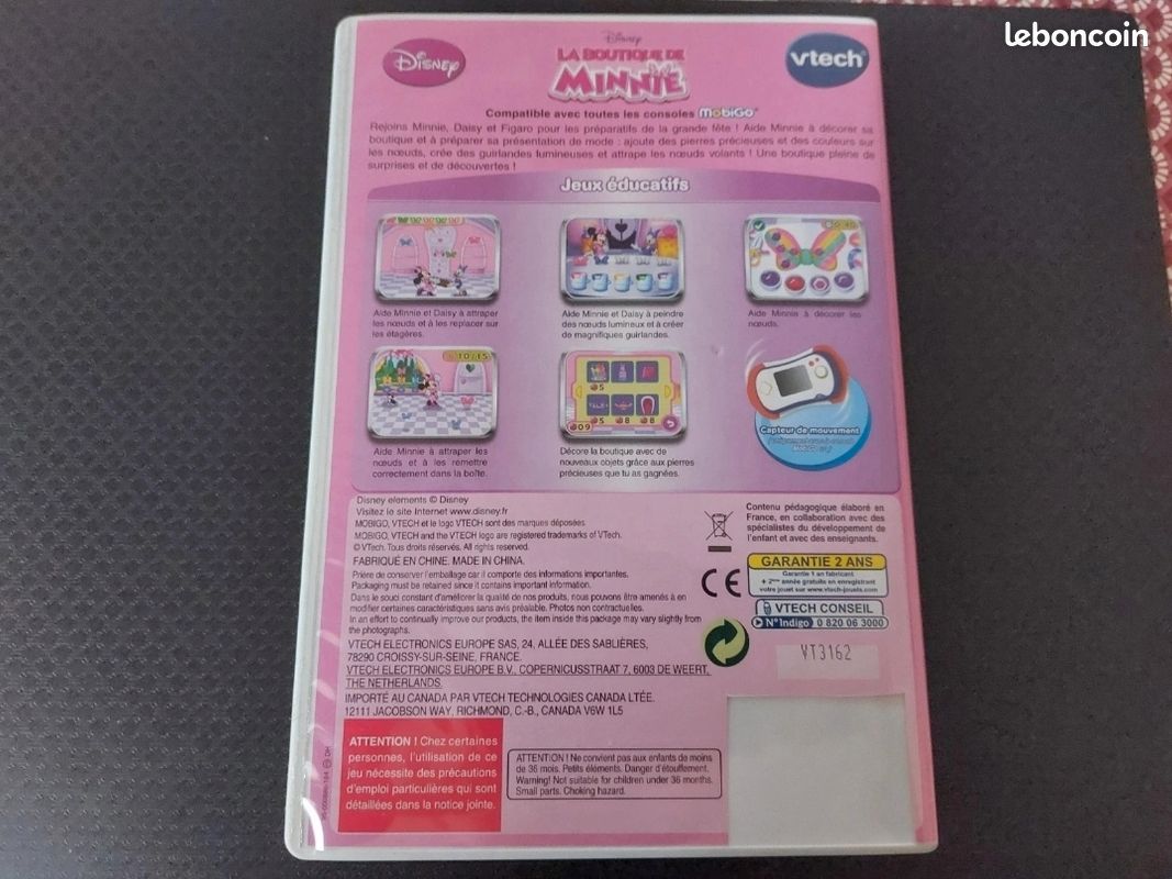 Jeu Mobigo La Boutique de Minnie - VTECH - Aide Minnie et Daisy - Fille