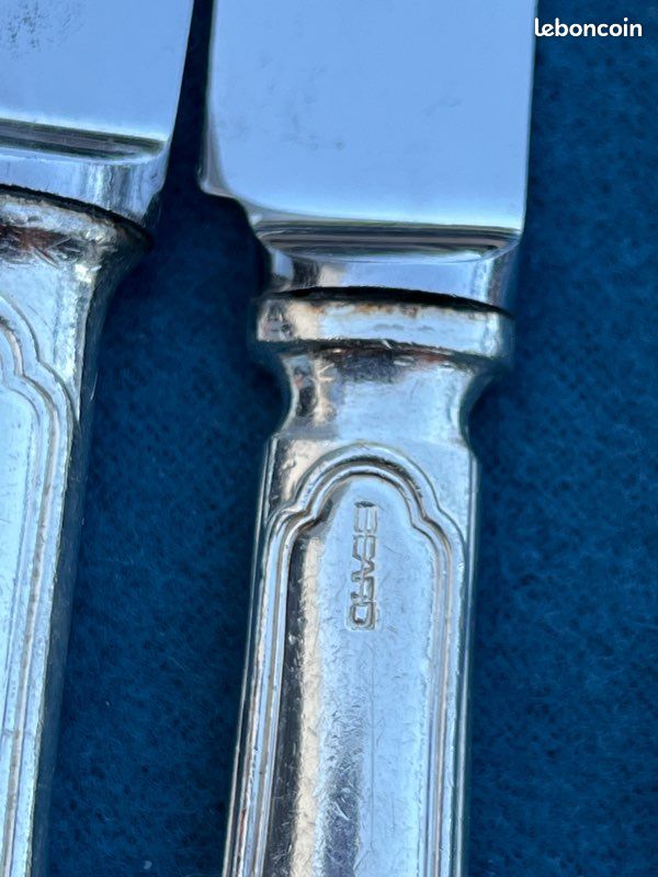 Argenterie Hôtel Ritz Paris 18 pièces couverts métal argenté Beard Orève (image 8)
