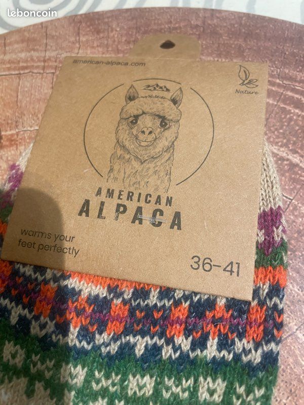 Lot de 3 paires de chaussettes American Alpaca (image 2)