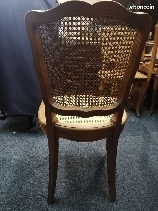 Lot 3 chaises cannées (image 4)