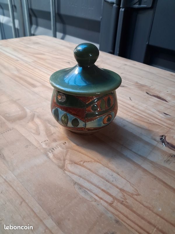 Poterie Eduardo Vega céramique vintage avec signature (image 1)