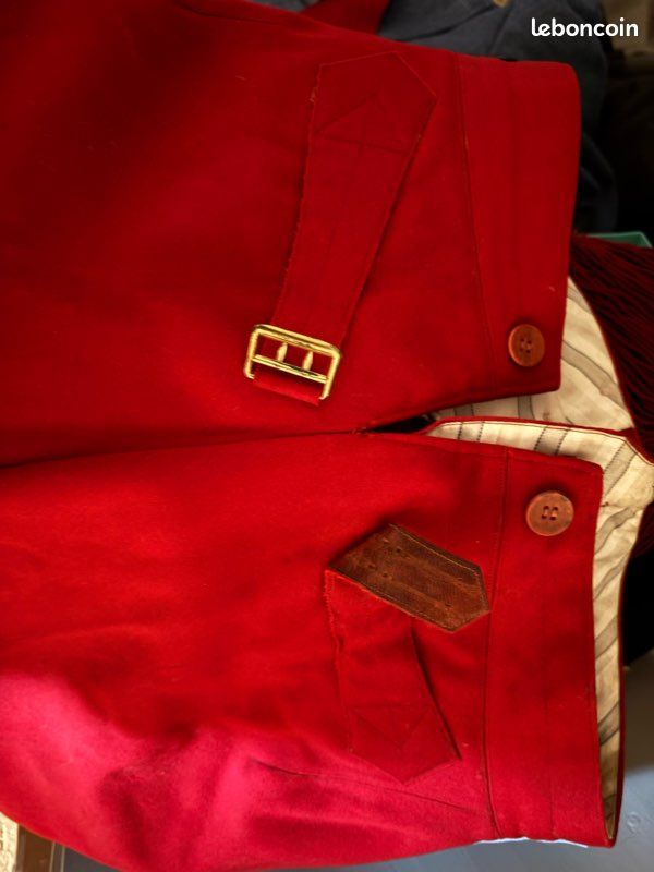 Pantalon garance droit cavalerie 1880-1900 (image 4)
