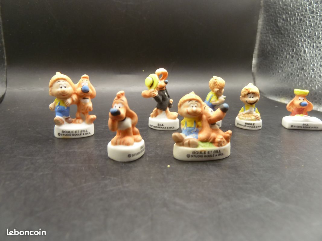 Lot de 9 feves boule et bill mates - ref perso d8 (image 7)