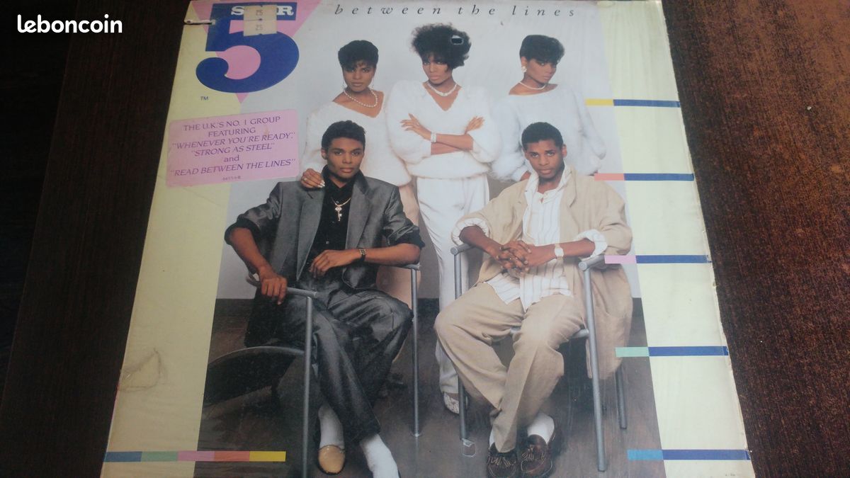 Album vinyl funk Five Star - Between the lines (image 3)