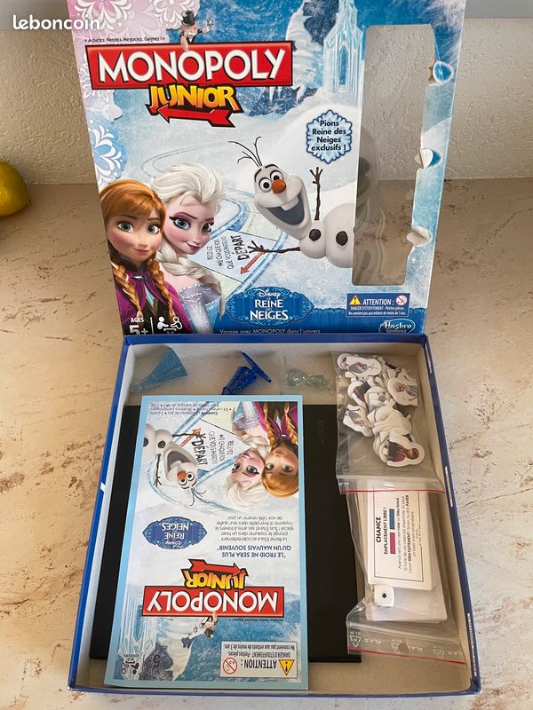 Monopoly Junior: reine des neiges (image 3)