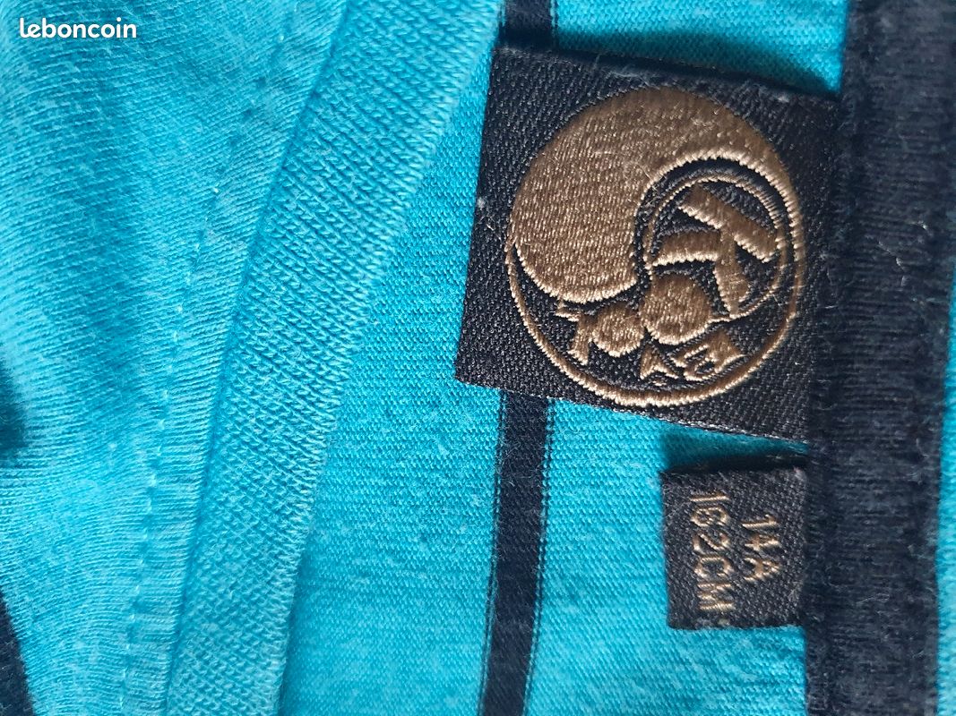 Tee-shirt manches longues turquoise (image 4)