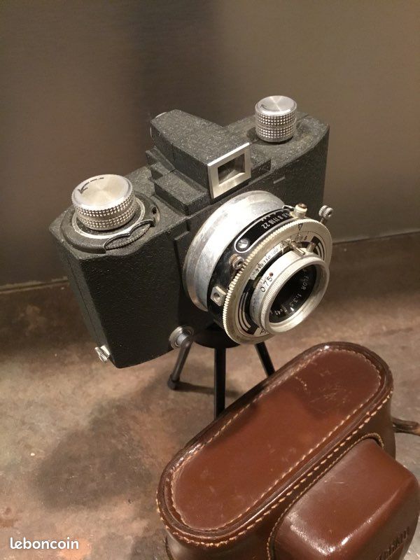 Appareil Photo Ancien SEM – Objectif SOM Berthiot 1:3.5 F=75 – Flor – R23148