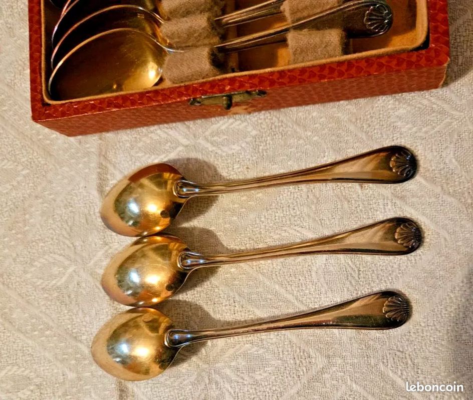 Cuilleres a moka metal argente d'occasion - Arts de la table - - page 4
