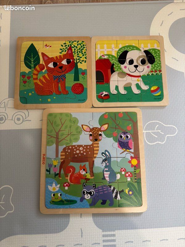 Puzzle enfants en bois (image 1)