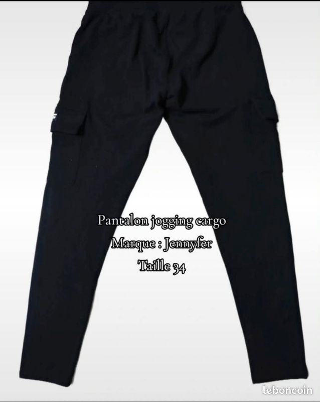 Jogging Noir Pantalon Cargo Noir Jennyfer Vêtement Femme Pantalon