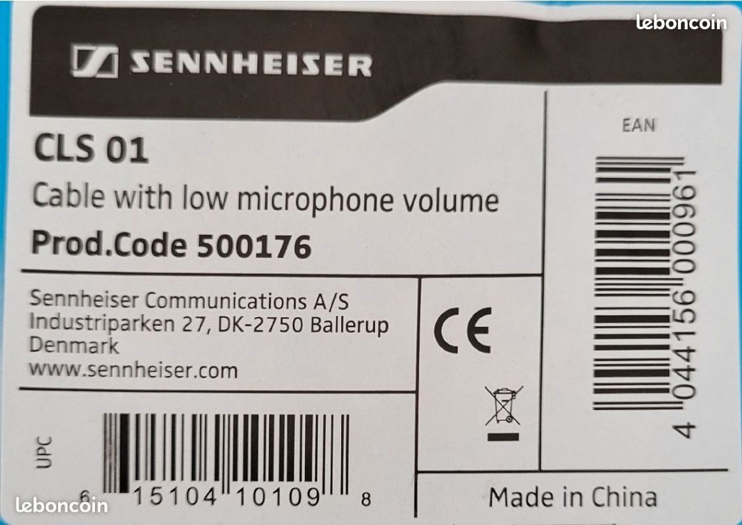 Câble pour micro-casque Sennheiser (image 2)