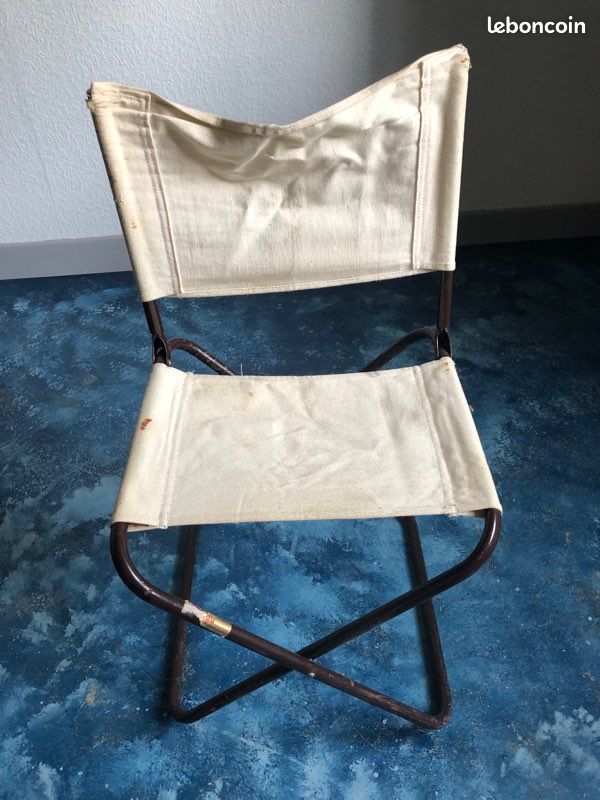 Lot chaises toile pliantes (image 1)
