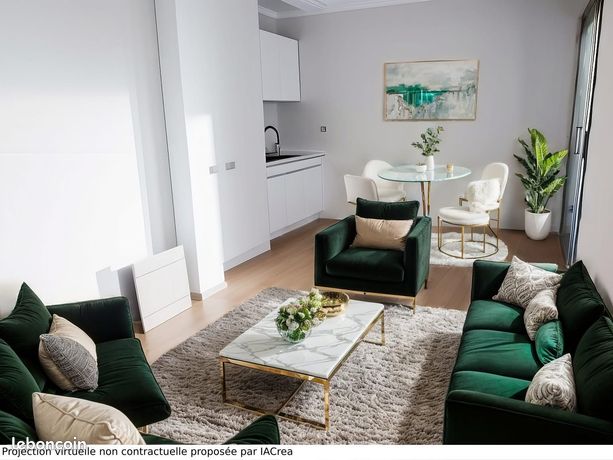 Studio 1 pièce 28 m²