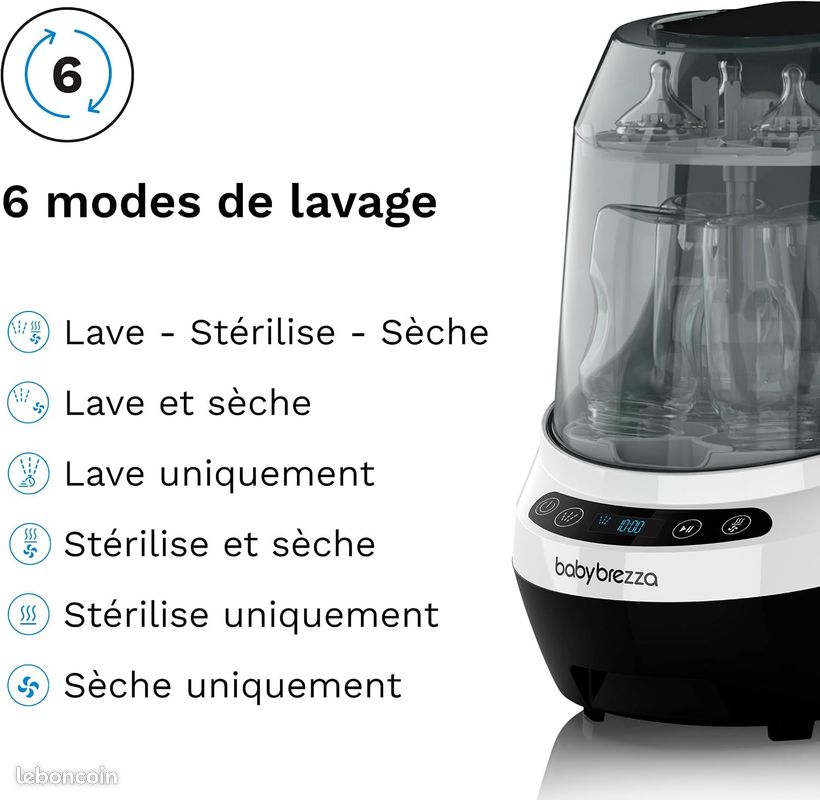 Baby Brezza - Lave-biberons Bottle Washer Pro (30% remise) + pastilles cadeaux (image 8)