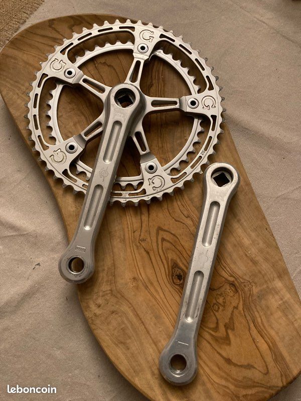 Pédalier Tandem Vintage GIPIEMME 170 Mm, Filetage Inversé, NOS, Fabriqué En Italie