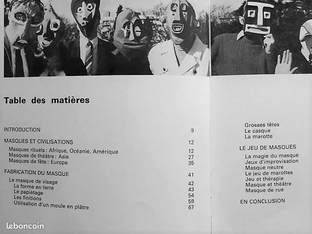 Livre "Jeu de masque" (image 2)