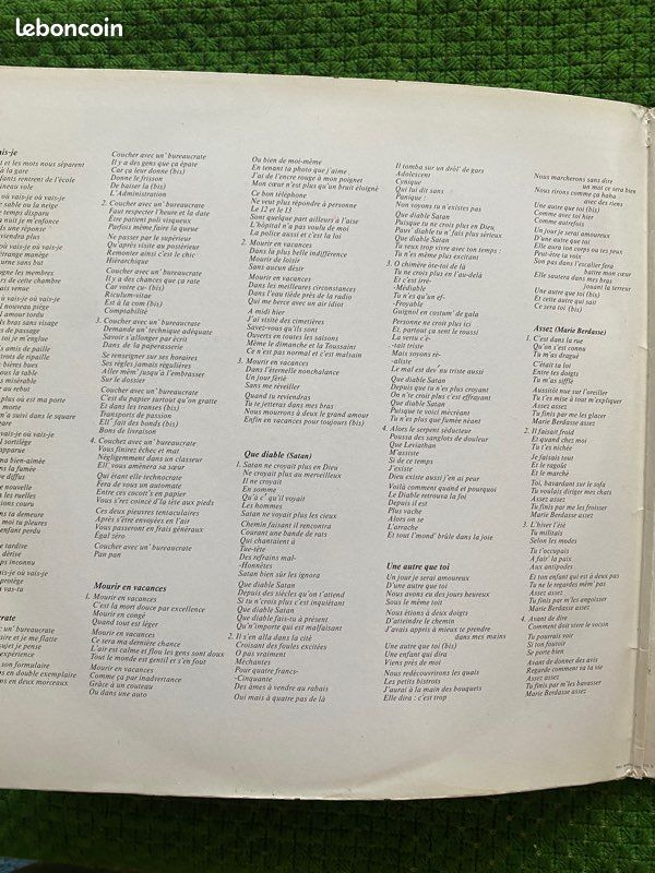 Album vinyle Guy Béart (image 2)