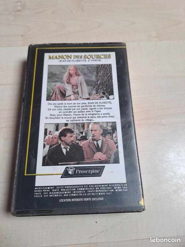 Manon des sources vhs (image 2)