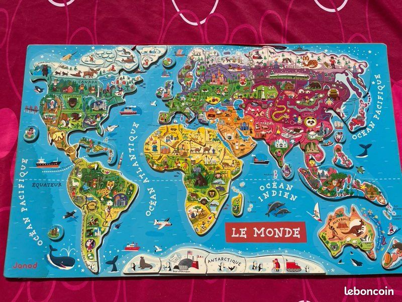 Janod – Carte Puzzle Anniversaire – 25 Pièces – Motif Poulpe – Avec Cartonnette Et Enveloppe – Dès 3 Ans – FSC