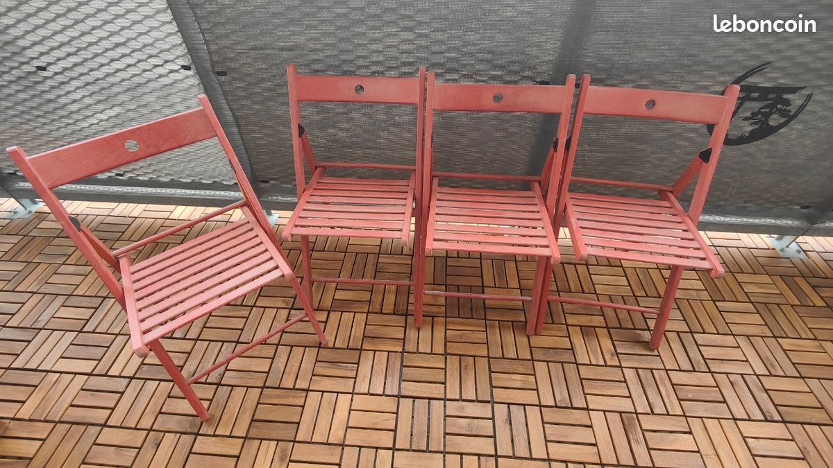 4 Chaises terje ikea (image 1)