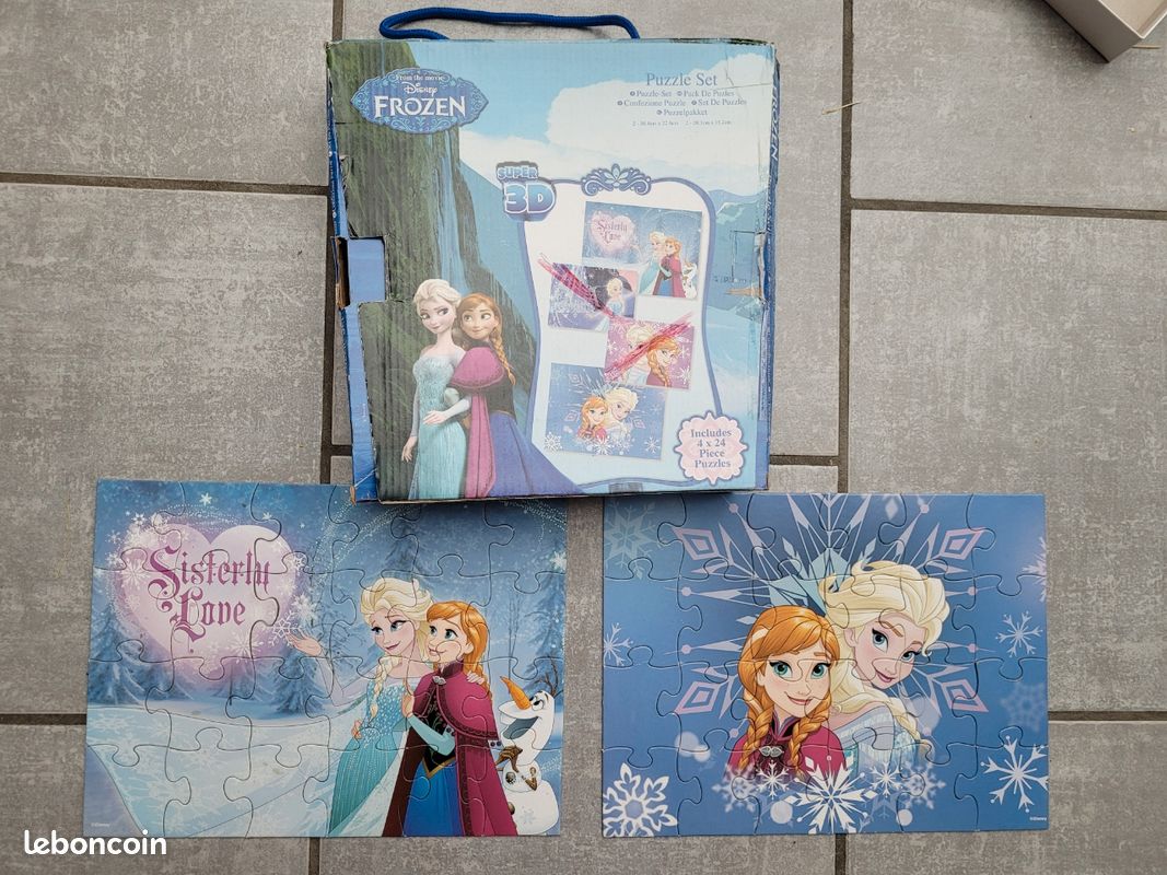 Puzzle 2 x 24 p reine des neiges (image 1)