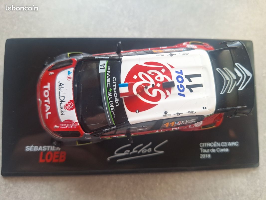 Citroën C3 WRC 1/43 S. Loeb Mexique 2018 – Spark Models
