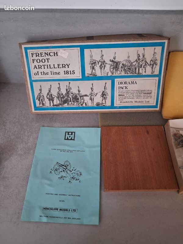 Figurines Hinchliffe soldats de plomb à peindre français (image 1)