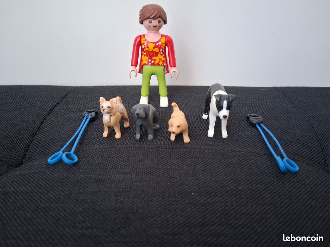Figurines Playmobil éleveuse de chiens 5380 (image 2)