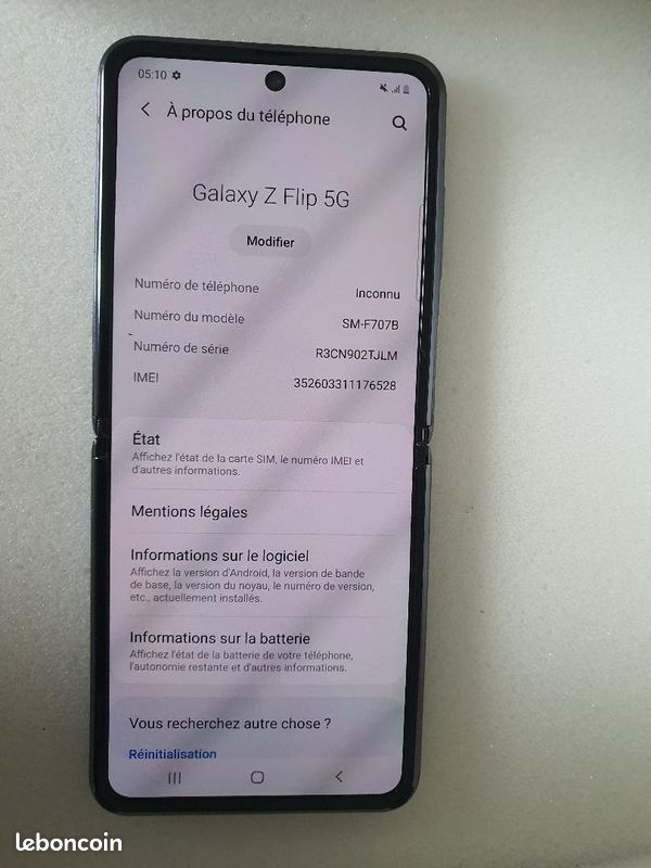 Samsung galaxy Z Flip 5G neuf (image 3)