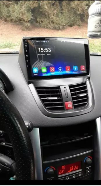 Autoradio NEUF tactile Apple CarPlay pour Peugeot 207 - Équipement auto