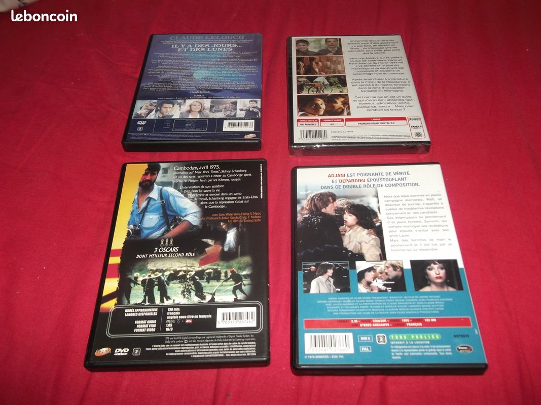 4 DVD pour Cinéphile (état neuf voir sous blister) (image 2)