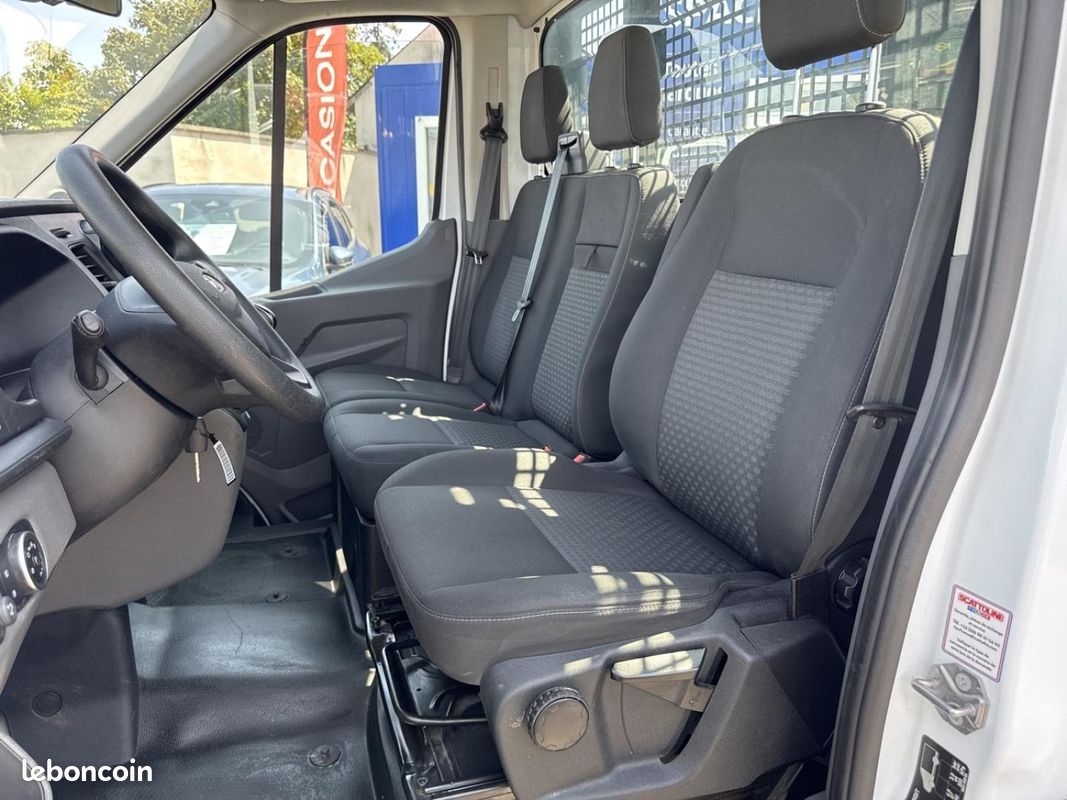 Ford Transit 2T CCb P350 L2 2.0 EcoBlue 165ch HD RJ Trend BENNE (image 12)