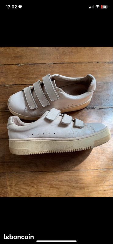 Baskets en cuir Sandro (image 3)
