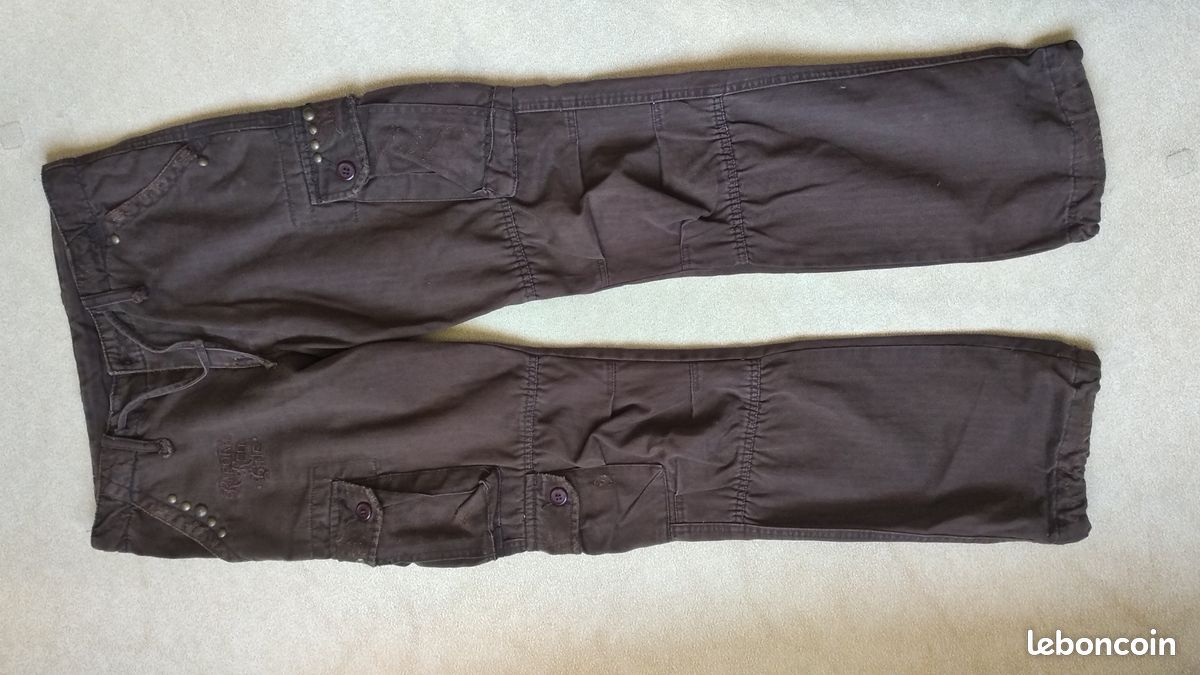 Pantalon Kaporal marron T.38 (image 2)