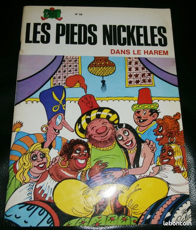 BD "LES PIEDS NICKELES DANS LE HAREM" N° 86 - Pellos - LA JEUNESSE JOYEUSE 1975 (image 1)