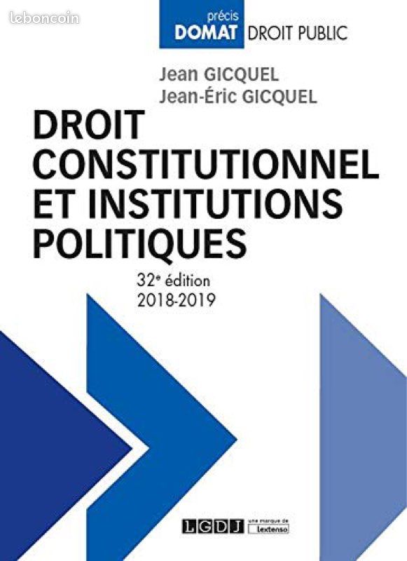 Droit constitutionnel et institutions politiques (image 1)