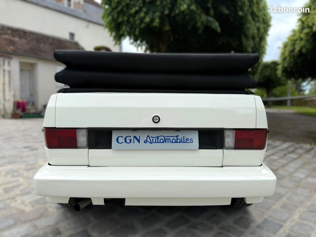 Volkswagen golf 1.6 gli cabriolet karmann entierement restauree 1981 (image 6)