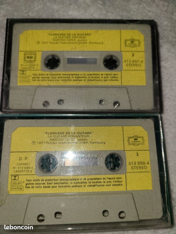 Cassettes audio. La guitare (image 1)