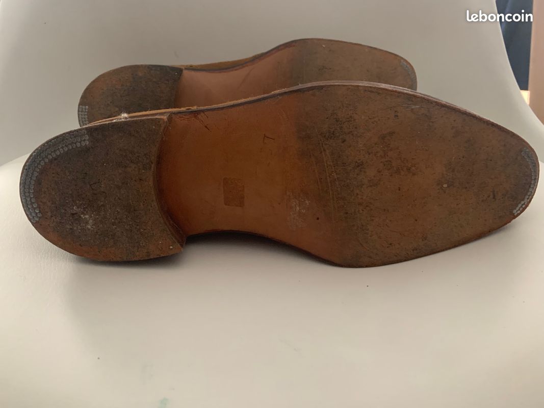 Chaussures John Lobb Ghillie Brun Et Blanc Spectator - Taille 37.5 EU, Neuves Avec Emballage | Talons Mocassin