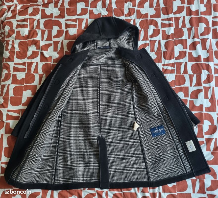 Duffle-coat London Tradition Noir Vêtements